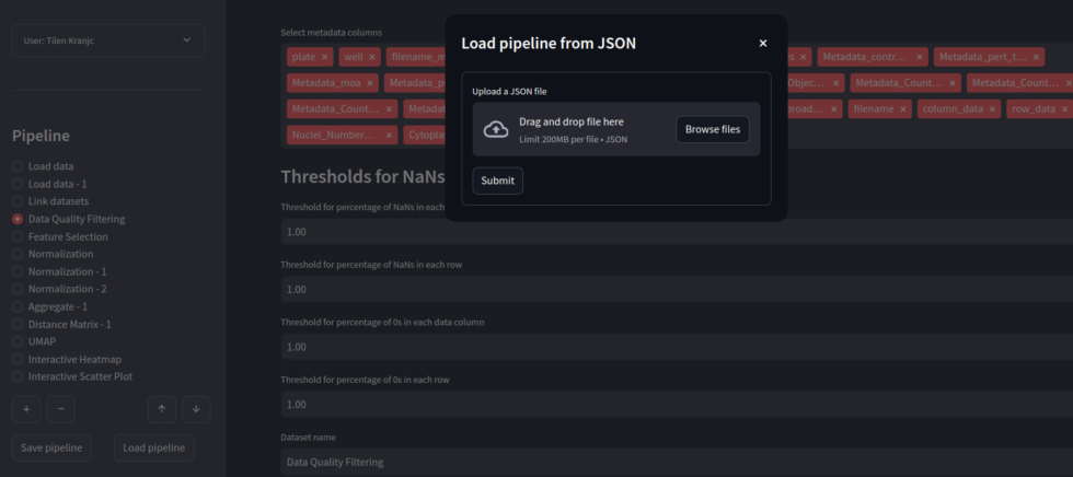 Pipeline customization